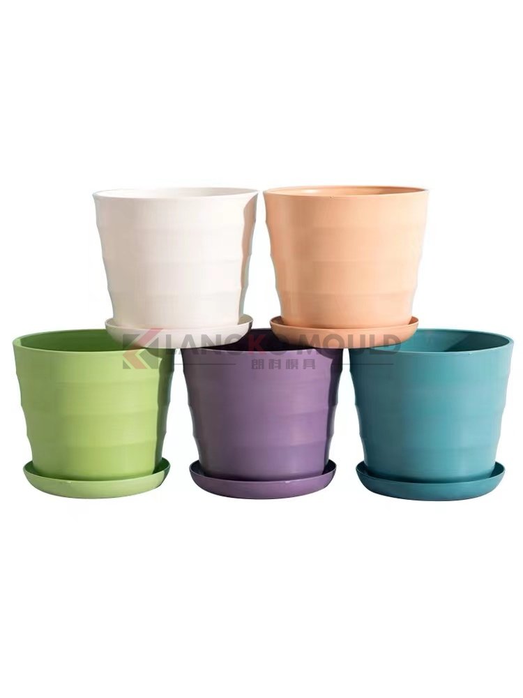 Plastic flower pot mold 04