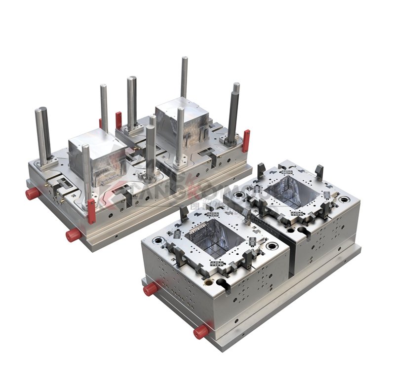 China good quality professional single/multi-cavity HDPE/PP plastic injection crate mold manufact