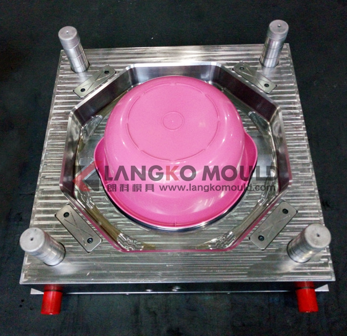 Plastic injection basin mold