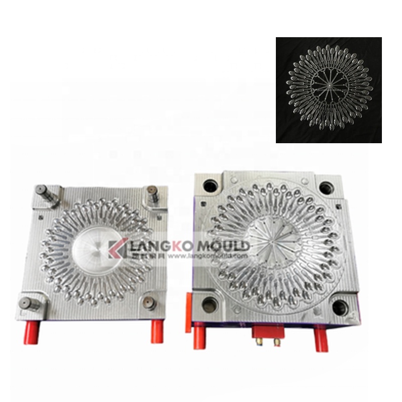 Plastic injection ice cream spoon mold