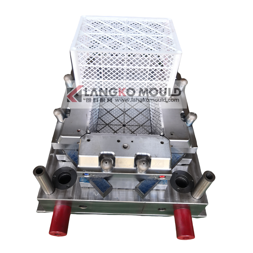Plastic injection thin-wall crate mold