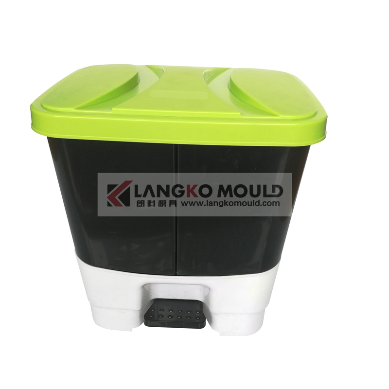 Good quality plastic household injection dustbin trash bin mold