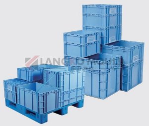 Plastic crate mould with BeCu