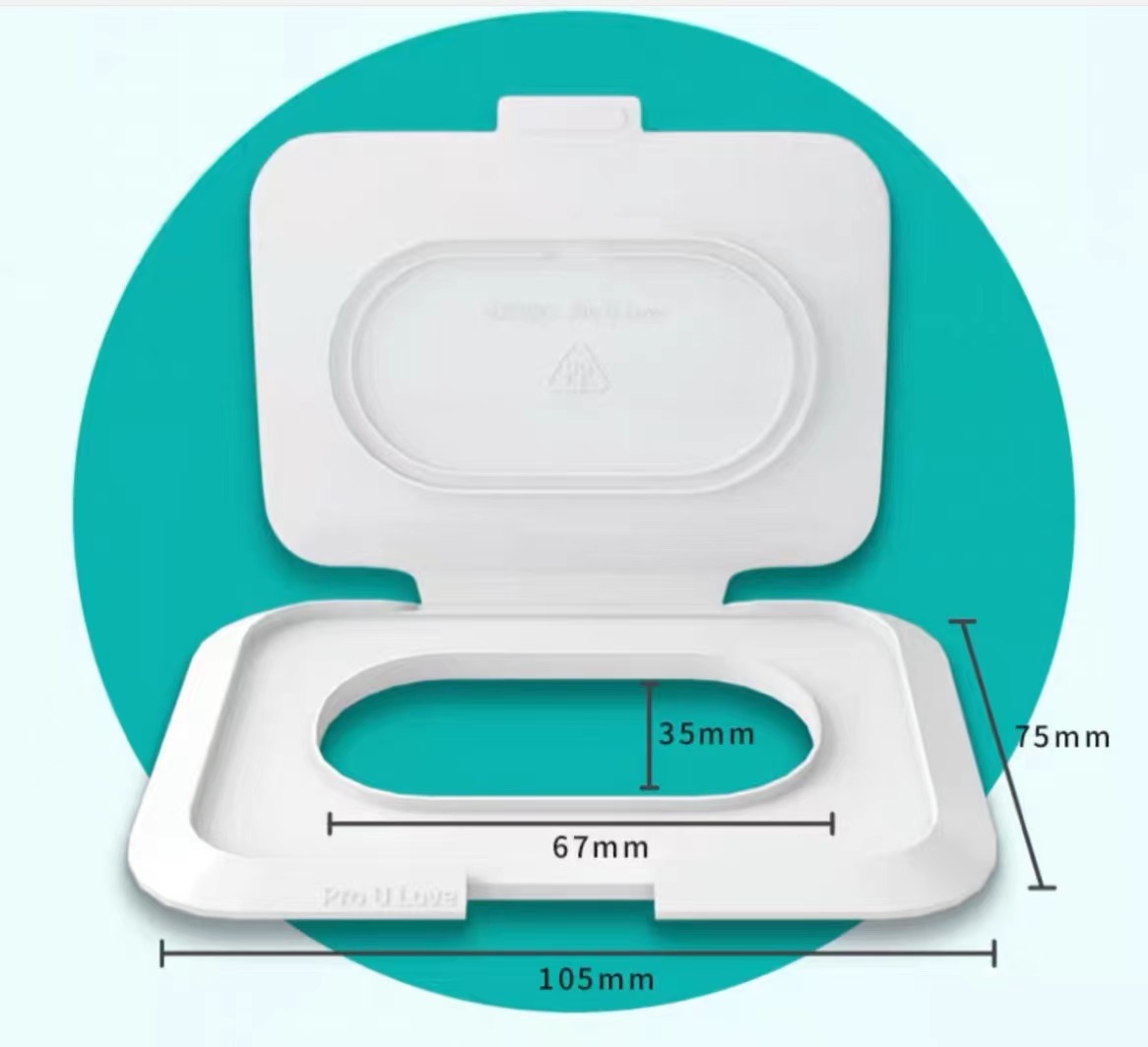 Strong structive Plastic injection wet tissue box lid mold with short cycle time