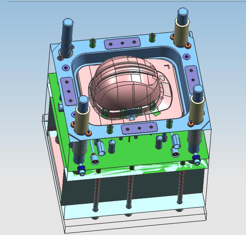 plastic moulding safe helmet mold taizhou supplier